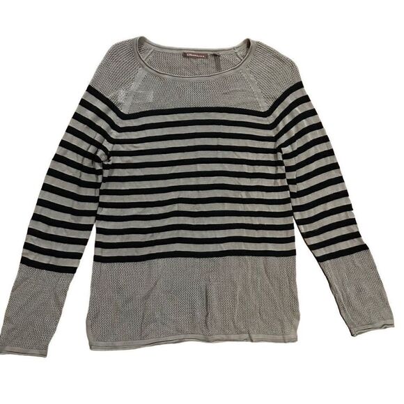 525 America black & light brown knit sweater sz small - Picture 1 of 6